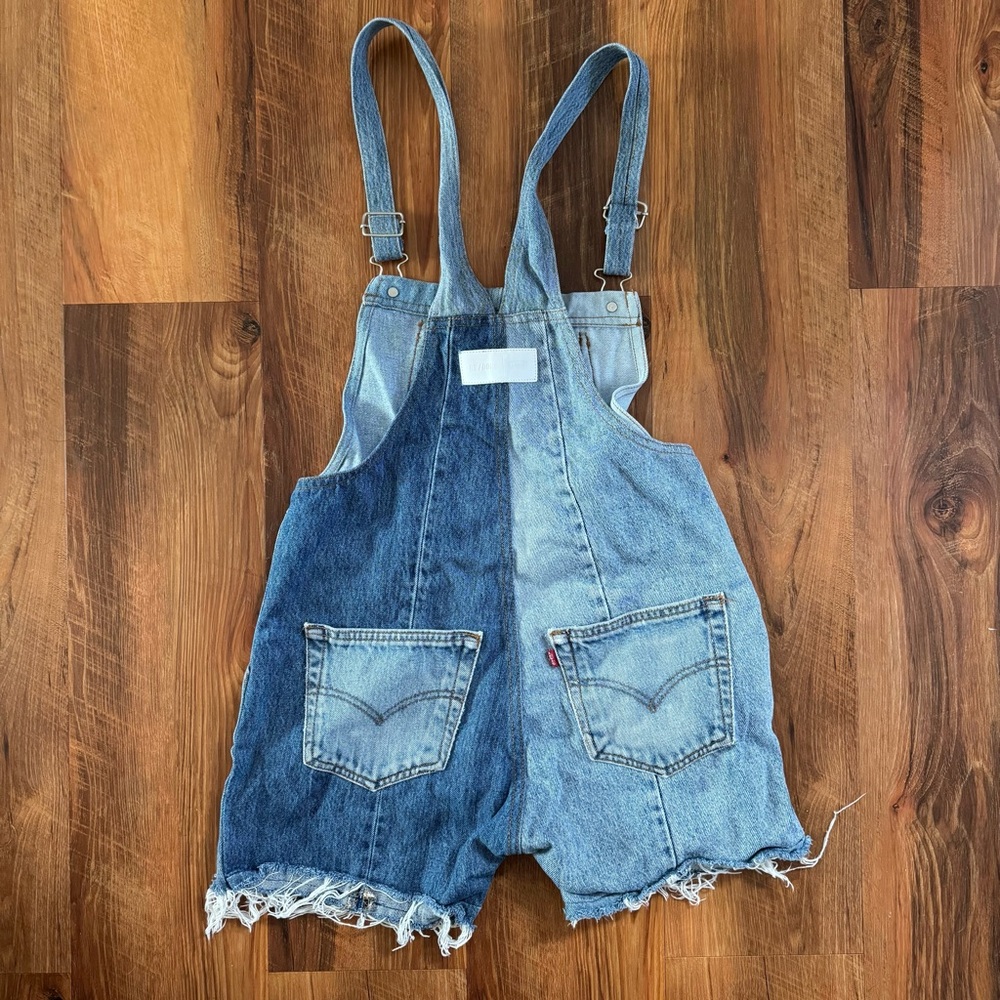 Re/Done Short Overalls